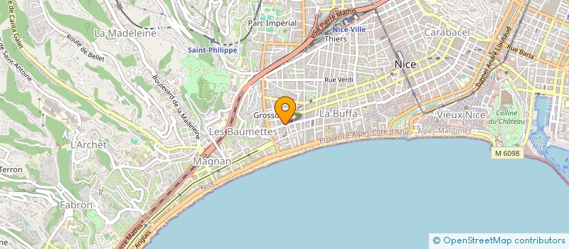localisation de l'entreprise MONSIEUR REIG BAKOUMA à NICE