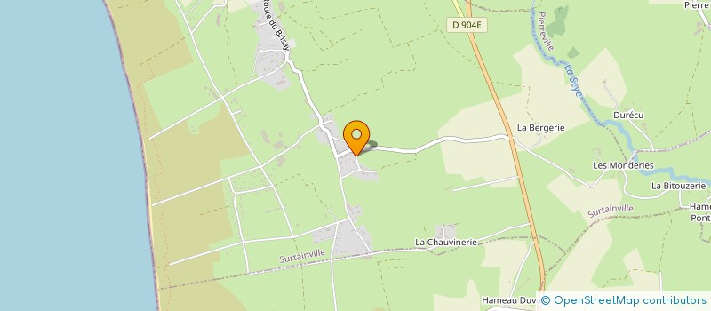 localisation de l'entreprise MONSIEUR REINALD LEBRESNE  SURTAINVILLE