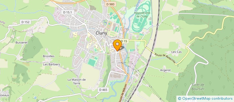 localisation de l'entreprise MONSIEUR REINALDO DOS SANTOS CARNEIRO à CLUNY