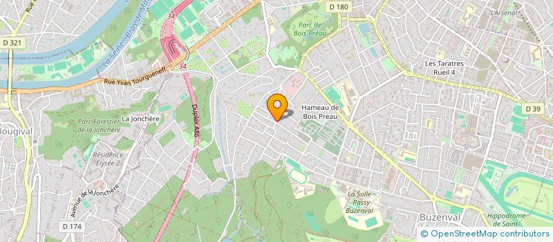 localisation de l'entreprise MONSIEUR REINALDO PAIXAO GUEDES à RUEIL-MALMAISON
