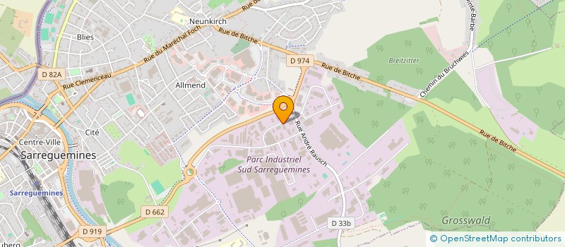 localisation de l'entreprise MONSIEUR REINER HUWIG à SARREGUEMINES