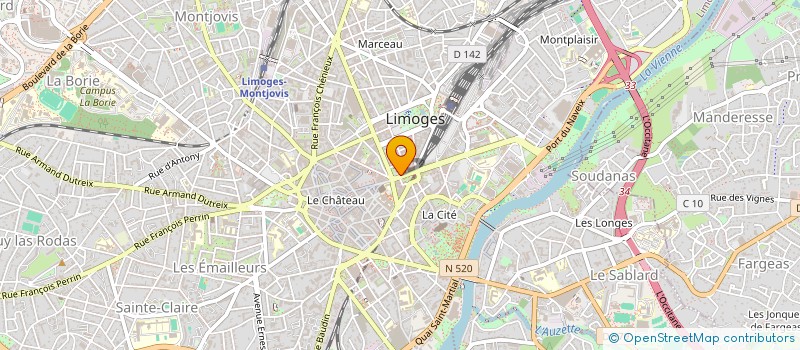 localisation de l'entreprise MONSIEUR REINHARD HEEG  LIMOGES