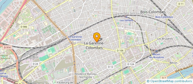 localisation de l'entreprise MONSIEUR REINIER CUELLAR QUEVEDO à LA GARENNE-COLOMBES