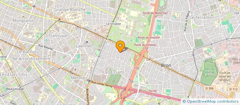 localisation de l'entreprise MONSIEUR REINIS RUDASS  BRON