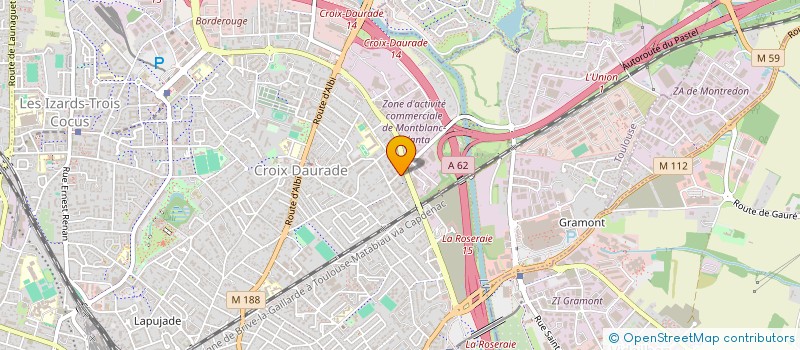 localisation de l'entreprise MONSIEUR REINODO JEAN-FRANCOIS  TOULOUSE