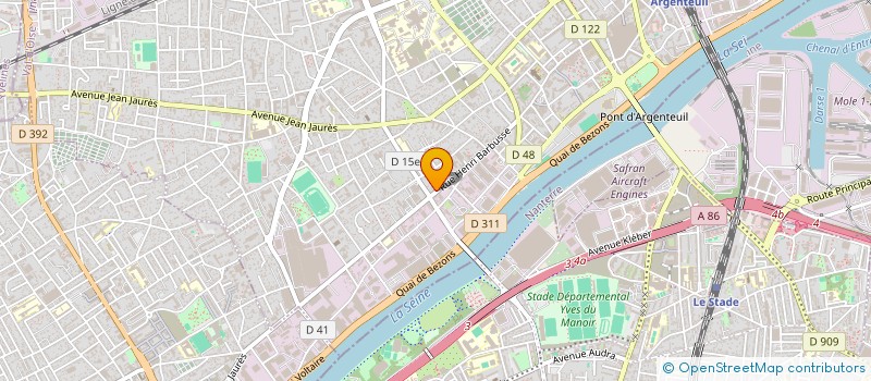 localisation de l'entreprise MONSIEUR REINOLDO DOS SANTOS MADEIRA  ARGENTEUIL