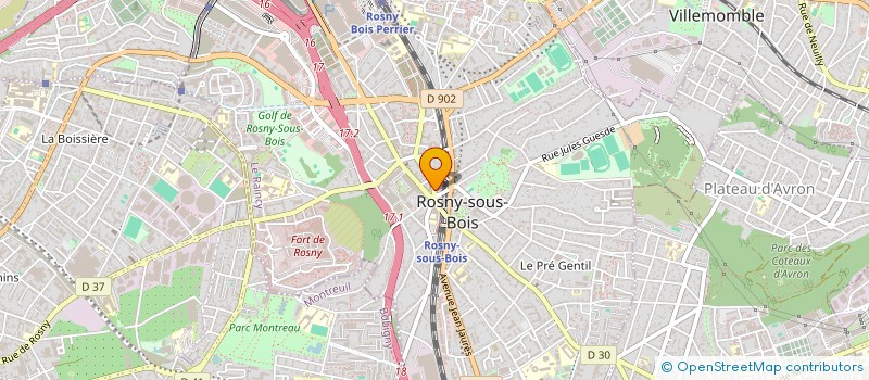 localisation de l'entreprise MONSIEUR REJAUL ALAM à ROSNY-SOUS-BOIS