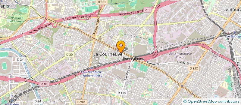 localisation de l'entreprise MONSIEUR REJAUL KARIM  AUBERVILLIERS