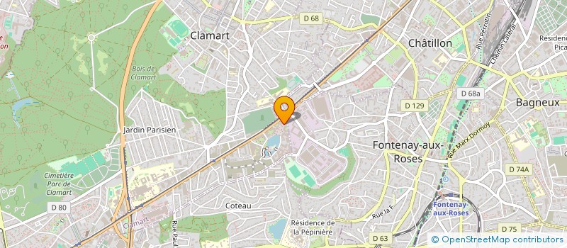 localisation de l'entreprise MONSIEUR RELED MAHDI à CLAMART