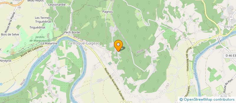 localisation de l'entreprise MONSIEUR REMCO JANSEN  LA ROQUE-GAGEAC