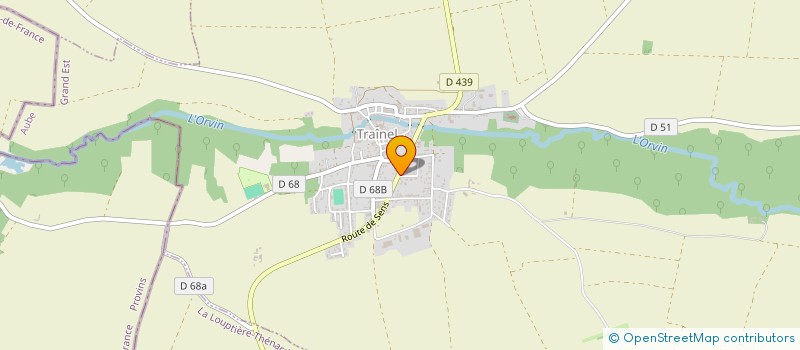 localisation de l'entreprise MONSIEUR REMI AGACHE  TRAINEL