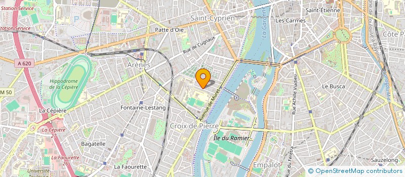 localisation de l'entreprise MONSIEUR REMI AGUER  TOULOUSE