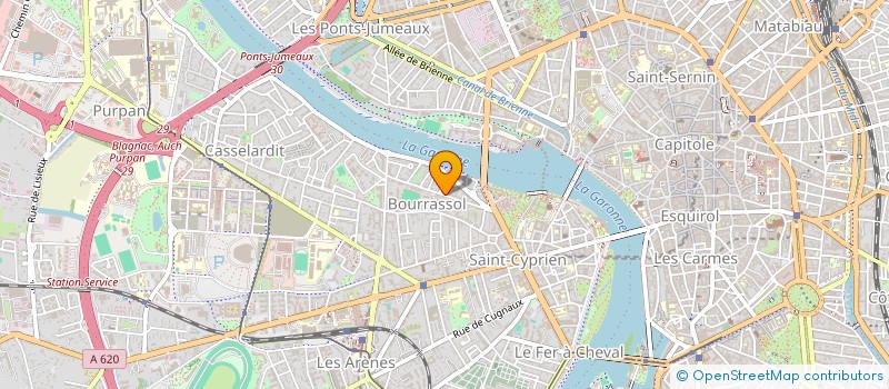 localisation de l'entreprise MONSIEUR REMI AILLERES à TOULOUSE