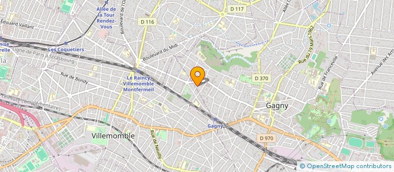 localisation de l'entreprise MONSIEUR REMI AKTAR à GAGNY