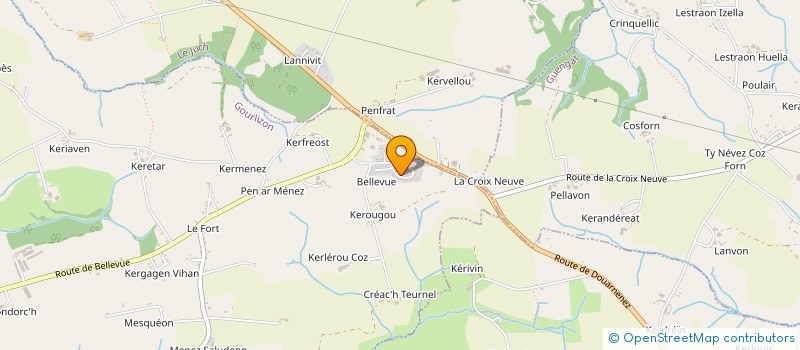 localisation de l'entreprise MONSIEUR REMI ALANOU  GOURLIZON