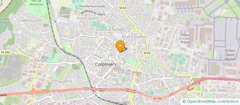 localisation de l'entreprise MONSIEUR REMI ALBOUY à COLOMIERS