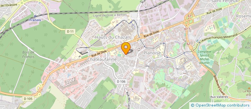 localisation de l'entreprise MONSIEUR REMI AMBROISE  BESANCON