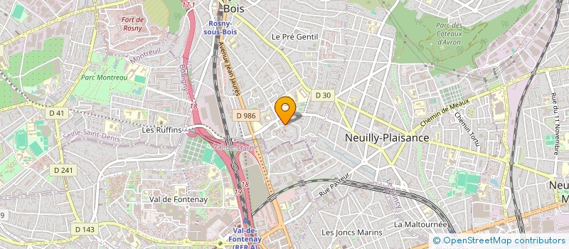 localisation de l'entreprise MONSIEUR REMI ANGER à ROSNY-SOUS-BOIS