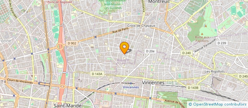 localisation de l'entreprise MONSIEUR REMI ANSELME à MONTREUIL