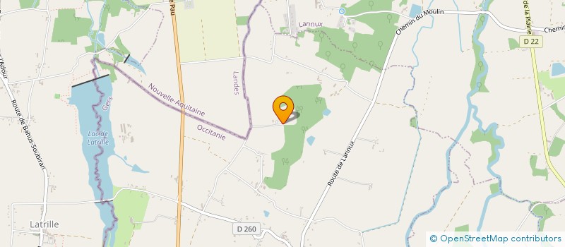 localisation de l'entreprise MONSIEUR REMI ARMENGOL  SEGOS