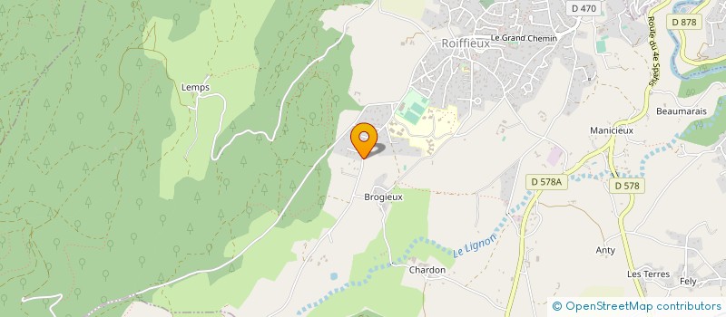 localisation de l'entreprise MONSIEUR REMI ARNAUD  ROIFFIEUX