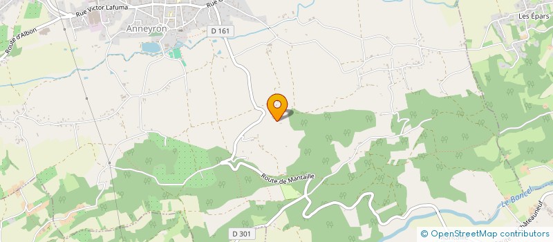 localisation de l'entreprise MONSIEUR REMI ARNAUD  ANNEYRON