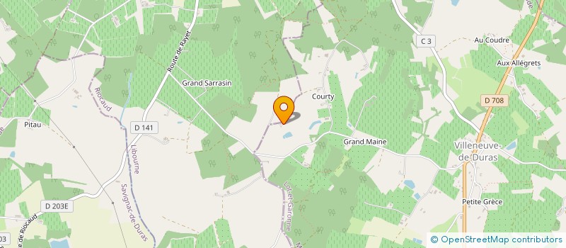 localisation de l'entreprise MONSIEUR REMI AUBLAN  VILLENEUVE-DE-DURAS