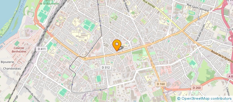 localisation de l'entreprise MONSIEUR REMI AUGE à ANGERS
