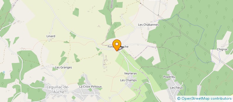 localisation de l'entreprise MONSIEUR REMI AUTEXIER  LEGUILLAC-DE-L'AUCHE