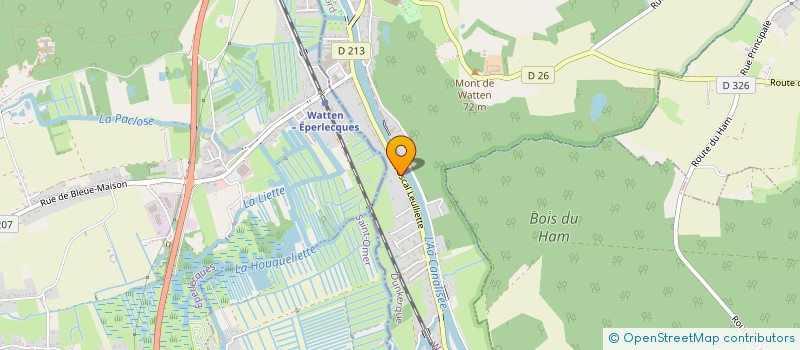 localisation de l'entreprise MONSIEUR REMI BACHELET  WATTEN