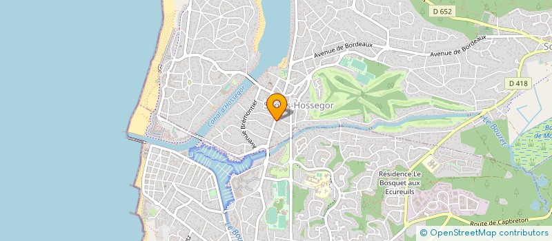 localisation de l'entreprise MONSIEUR REMI BACHERE  SOORTS-HOSSEGOR