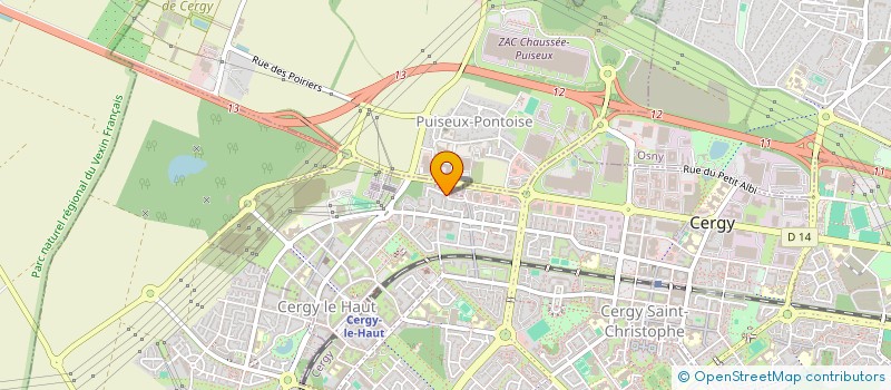 localisation de l'entreprise MONSIEUR REMI BADILA  CERGY