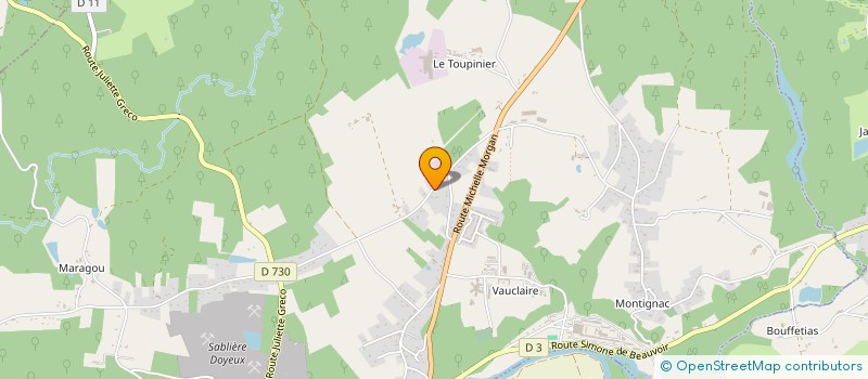 localisation de l'entreprise MONSIEUR REMI BALTAZARD  MONTPON-MENESTEROL