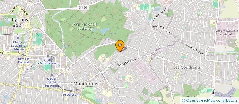 localisation de l'entreprise MONSIEUR REMI BARDOUX à MONTFERMEIL