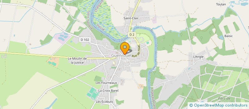 localisation de l'entreprise MONSIEUR REMI BAREILLE  GUENROUET