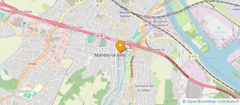 localisation de l'entreprise MONSIEUR REMI BARON  MANTES-LA-VILLE