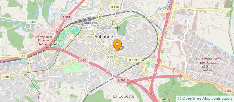 localisation de l'entreprise MONSIEUR REMI BARRAL à AUBAGNE