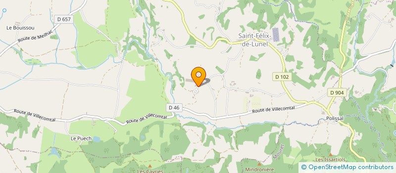 localisation de l'entreprise MONSIEUR REMI BARRE  SAINT-FELIX-DE-LUNEL