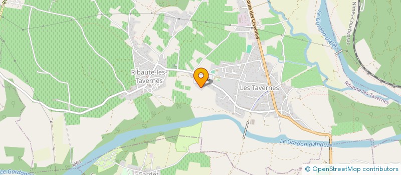 localisation de l'entreprise MONSIEUR REMI BASILE  RIBAUTE-LES-TAVERNES