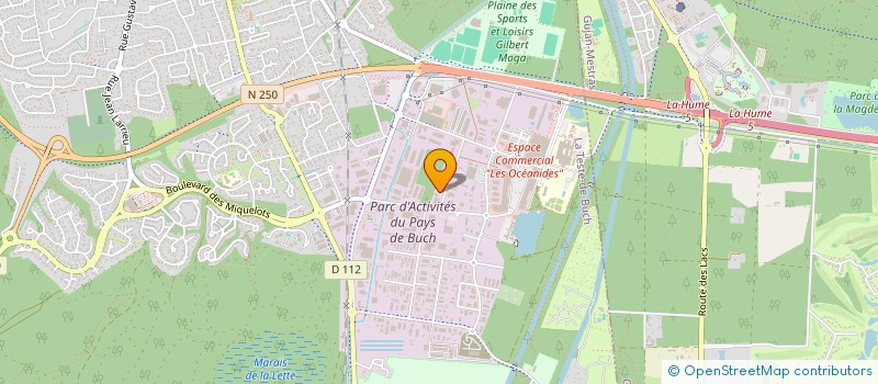 localisation de l'entreprise MONSIEUR REMI BASILE  LA TESTE-DE-BUCH