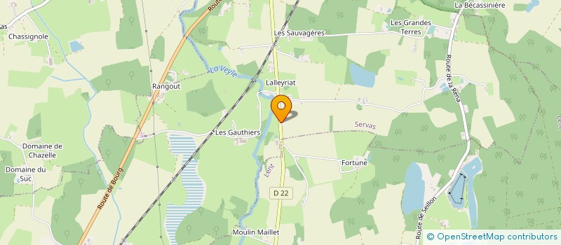 localisation de l'entreprise MONSIEUR REMI BATTAGLIA  RIGNIEUX-LE-FRANC