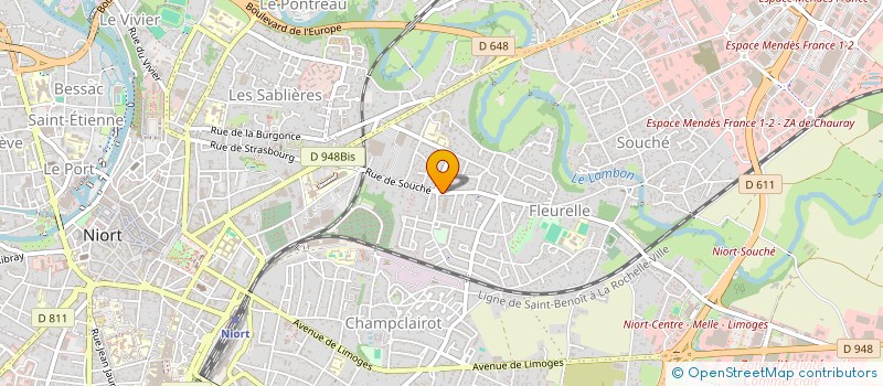 localisation de l'entreprise MONSIEUR REMI BATY  NIORT