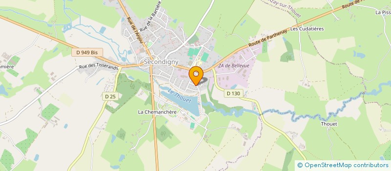 localisation de l'entreprise MONSIEUR REMI BATY  SECONDIGNY