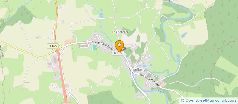 localisation de l'entreprise MONSIEUR REMI BAUDRON à CHAILLAND