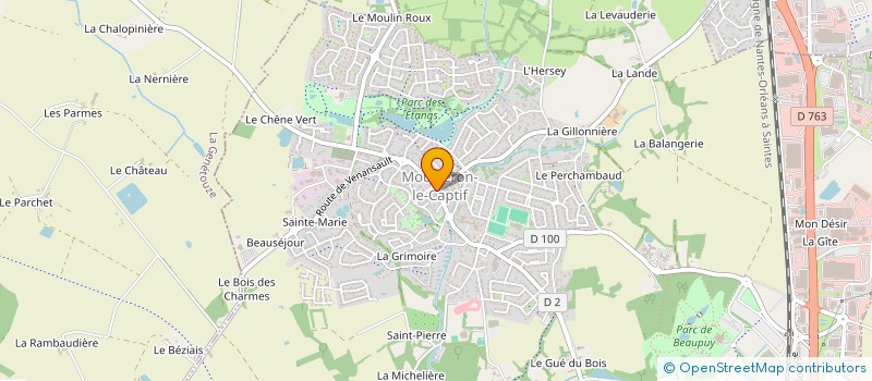 localisation de l'entreprise MONSIEUR REMI BAUDRY  AIZENAY