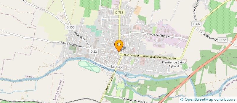 localisation de l'entreprise MONSIEUR REMI BAYLE à JARNAC