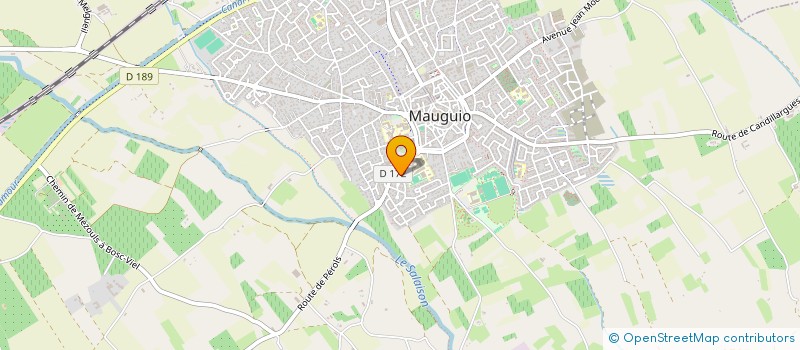 localisation de l'entreprise MONSIEUR REMI BEAUGIER  AVEZE