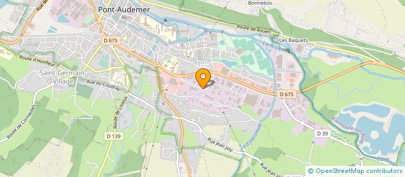 localisation de l'entreprise MONSIEUR REMI BECQUET à PONT-AUDEMER