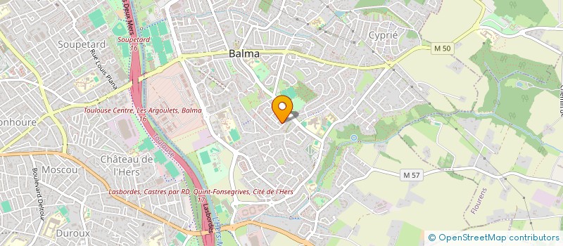 localisation de l'entreprise MONSIEUR REMI BEDOS à BALMA