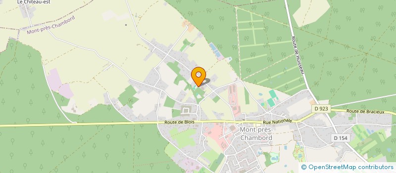 localisation de l'entreprise MONSIEUR REMI BELLETTI  TOUR EN SOLOGNE